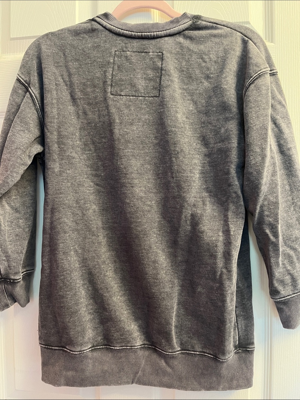 Pink Floyd Women’s Pullover Sweatshirt in Charcoal with Pink Graphic Large - Picture 6 of 7